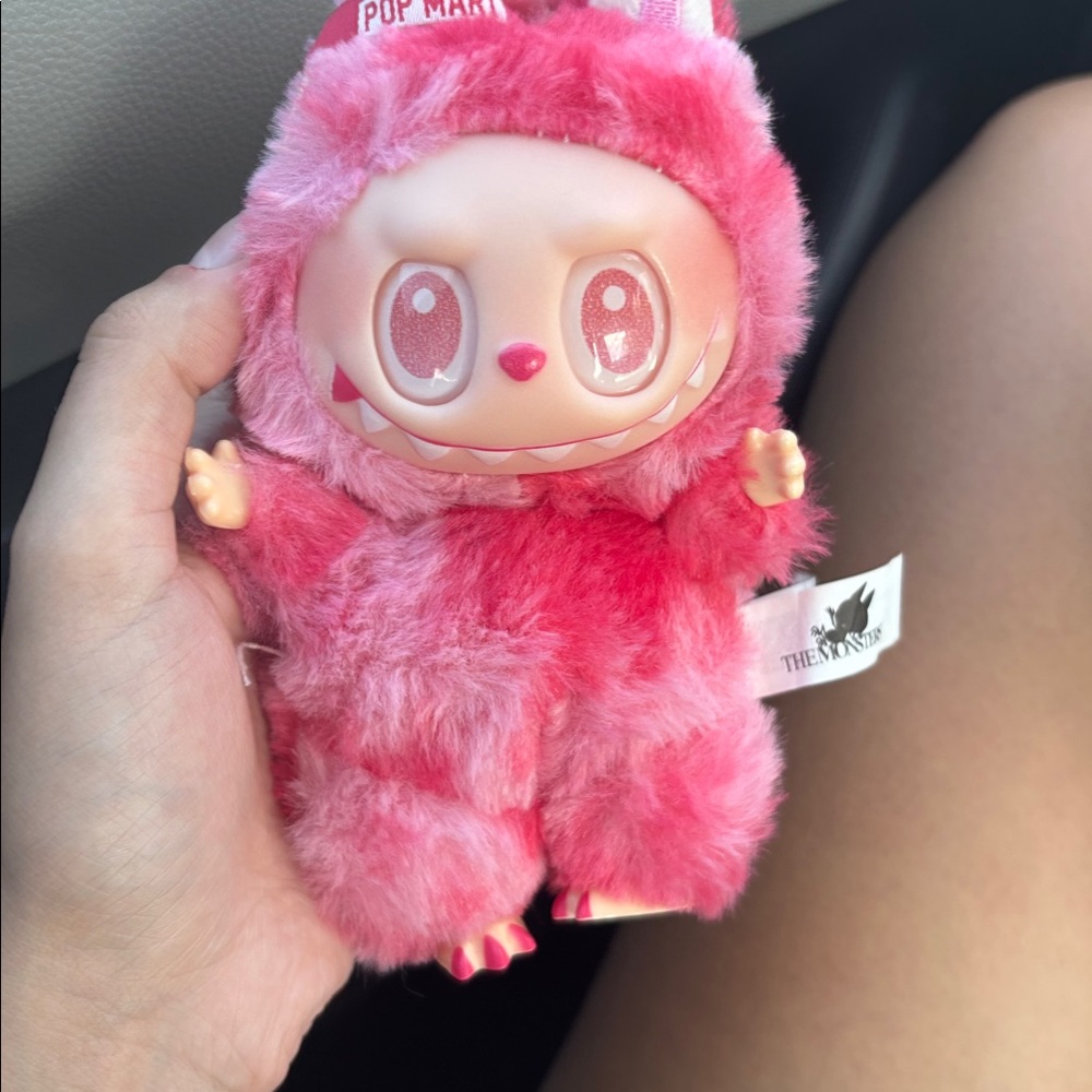 Pop Mart Pink Plush Toy